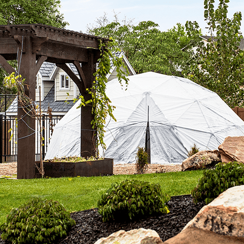 Image of Harvest Right 32 foot Geodesic Greenhouse 775 Square Feet - Right Bud