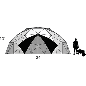Harvest Right 24 foot Geodesic Dome Greenhouse Kit 450 Sq Ft
