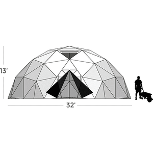 Harvest Right 32 foot Geodesic Greenhouse 775 Square Feet